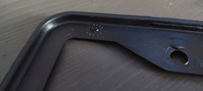 Custom Car License Plate Frame Black Plastic or Aluminum Truck Car Van Décor Vehicle Accessories Auto Parts