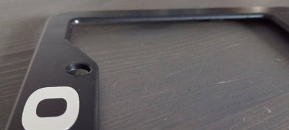 Custom Car License Plate Frame Black Plastic or Aluminum Truck Car Van Décor Vehicle Accessories Auto Parts