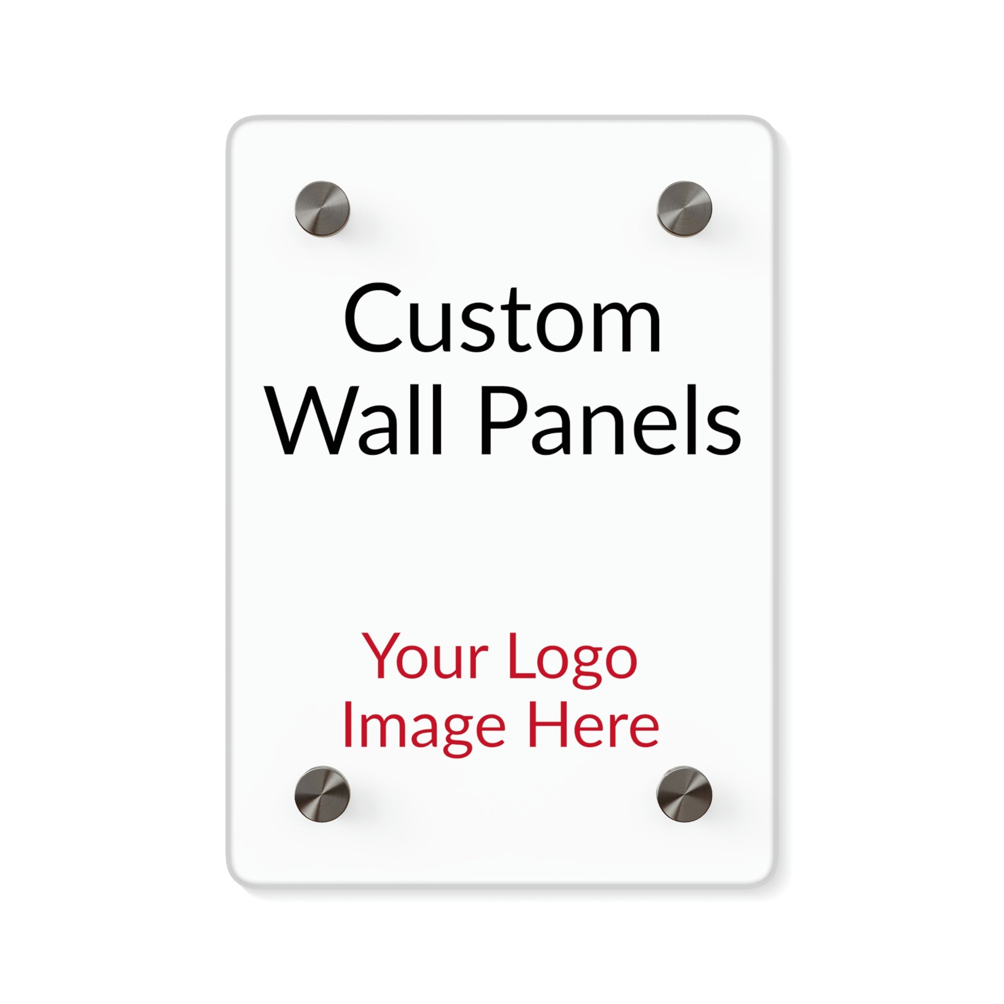 Custom Acrylic Logo Sign Clear or Frosted Wall Signs | Sign Bright