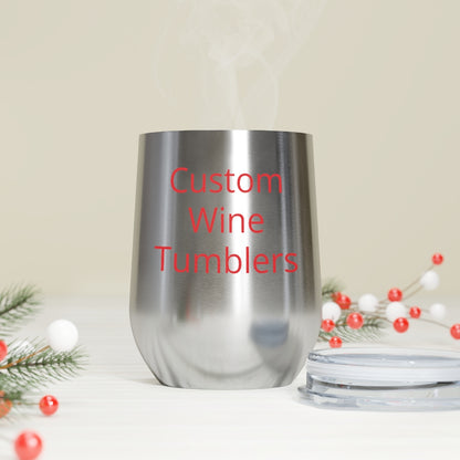 Custom 12oz Insulated Wine Tumbler Personalized Gifts Promotional Products