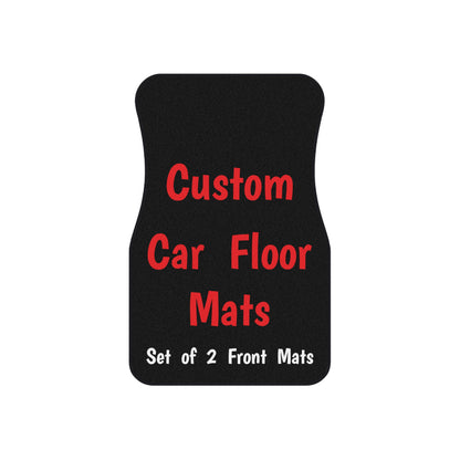 SET of 2 Custom Front Car Mats Personalized Vehicle Accessories Auto Decor New Car Gifts