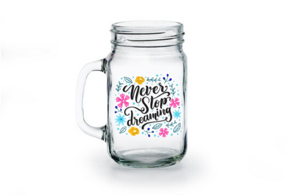 Custom 12oz Clear Mason Jars - Promotional Products