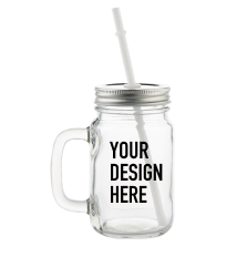 Custom 12oz Clear Mason Jars - Promotional Products