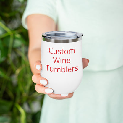 Custom 12oz Insulated Wine Tumbler Personalized Gifts Promotional Products