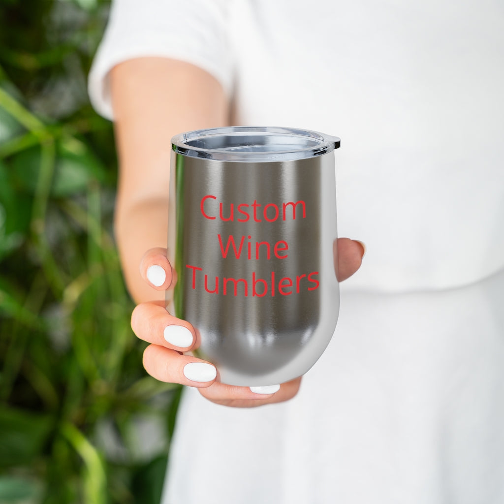 Custom Double Wall Stainless Steel Stemless Insulated Wine Glass 12 Oz Insulated  Wine Tumbler with Lid - China Wine Tumbler and Beer Tumbler price