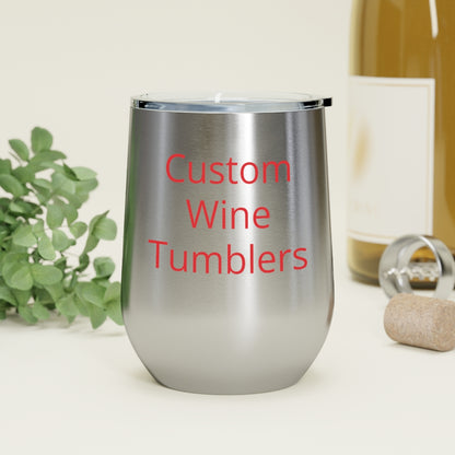 Custom 12oz Insulated Wine Tumbler Personalized Gifts Promotional Products