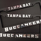 Set of 2 - Tampa Bay Buccaneers Car License Plate Frames Black Plastic or Aluminum Truck Vehicle Van Décor Car Accessories New Car Gifts Sports Car Parts