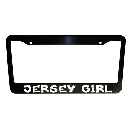 Jersey Girl Car License Plate Frame Black Plastic or Aluminum Truck Car Van Décor Vehicle Accessories Gifts Auto Parts