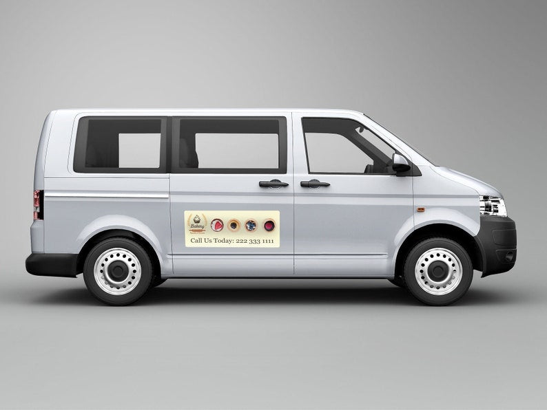Check Magnet Van 1pc, Full Color 24
