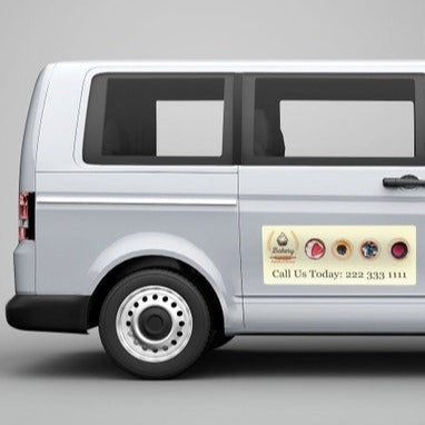 Check Magnet Van 1pc, Full Color 24