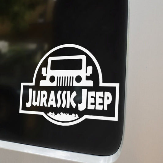 Jurassic Je ep Window Decal Sticker Car Accessories Vehicle Decor New Car Gifts Jeep Life Lover