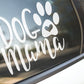 Dog Mama Car Truck Window Sticker Dog Lover Mom Heart Paw Decal Vehicle Accessories Car Decor New Car Gifts Pets