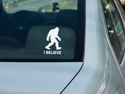 I Believe Bigfoot Vinyl Car Truck Decal Window Vinyl Sticker Vehicle Accessories Car Décor MonkeyStickers