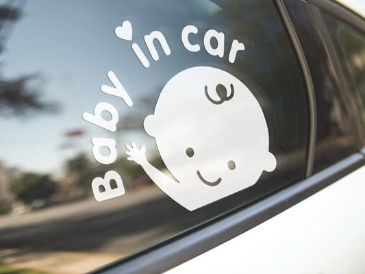 Baby in Car Vinyl Car Truck Decal Window Sticker Vehicle Décor Car Accessories New Born Gifts