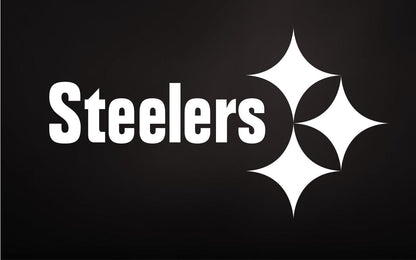 SET OF 2 - Pittsburgh Steelers Vinyl Car Van Truck Decal Window Sticker