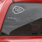 SET OF 2 - Kansas City Chiefs Vinyl Car Van Truck Decal Window Sticker