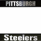 Set of 2 - Pittsburgh Steelers Car License Plate Frames Black Plastic or Aluminum Truck Vehicle Van Décor Car Accessories New Car Gifts Sports Car Parts