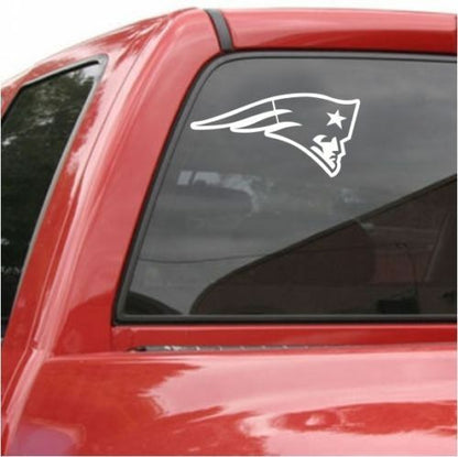 SET OF 2 - New England PATRIOTS Vinyl Car Van Truck Decal Window Sticker